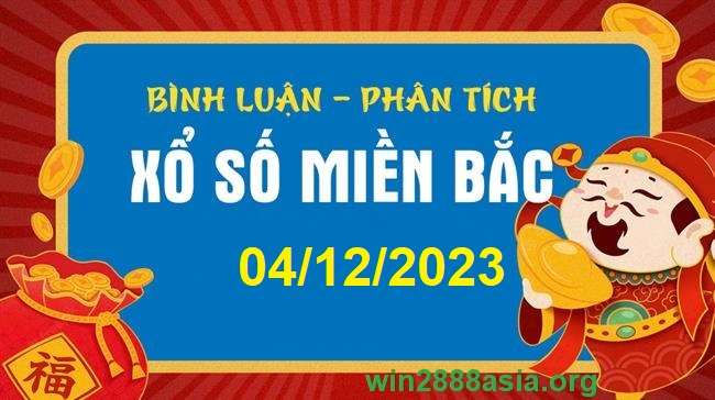 Soi cầu XSMB Win2888 04-12-2023 Dự đoán cầu lô miền bắc thứ 2 