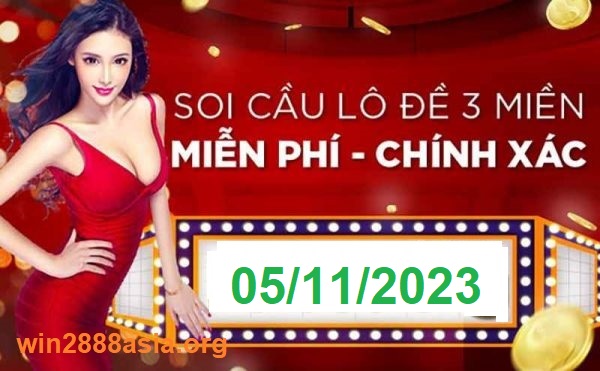 Soi cầu XSMB Win2888 05-11-2023 Dự đoán cầu lô miền bắc chủ nhật