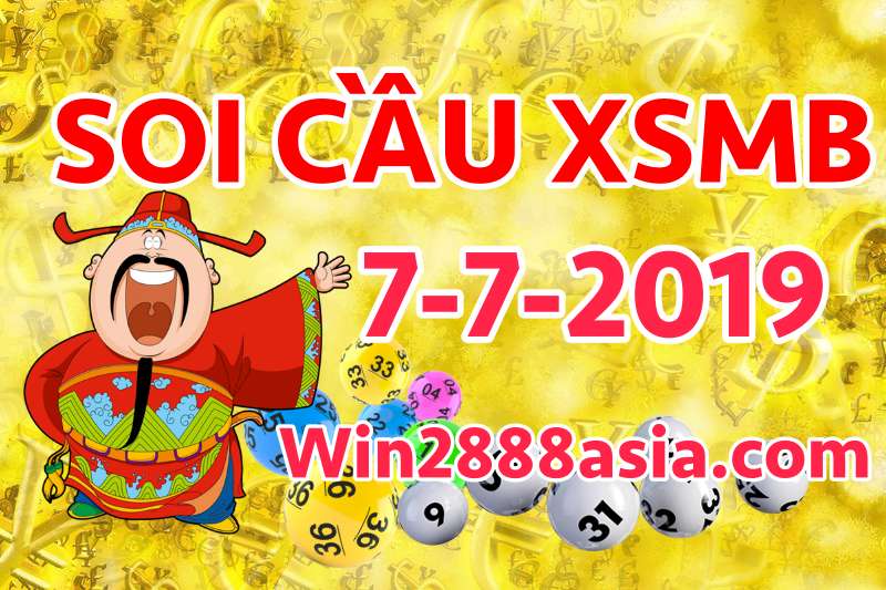 Soi cầu XSMB 7-7-2019 Win2888