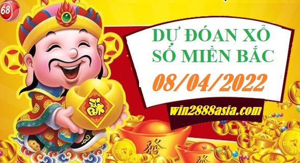 Soi cầu XSMB Win2888 08-04-2022 Dự đoán cầu đề miền bắc thứ 6