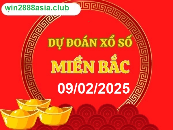 Soi cầu XSMB Win2888 09-02-2025 Dự đoán cầu lô miền bắc chủ nhật