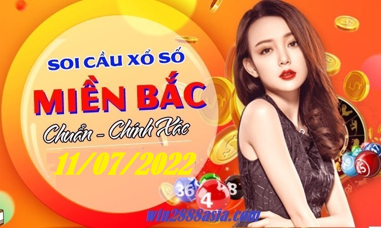 Soi cầu XSMB Win2888 11-07-2022 Dự đoán cầu lô miền bắc thứ 2 