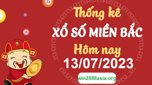 Soi cầu XSMB Win2888 13-07-2023 Chốt số Lô Miền Bắc VIP thứ 5