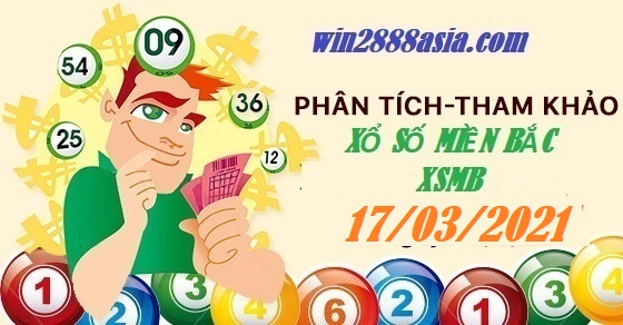 Soi cầu XSMB 17-3-2021 Win2888