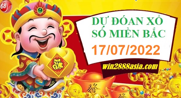 Soi cầu XSMB 17-07-2022 Win2888 Dự đoán cầu lô miền bắc chủ nhật