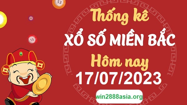 Soi cầu XSMB Win2888 17-07-2023 Dự đoán cầu lô miền bắc thứ 2 