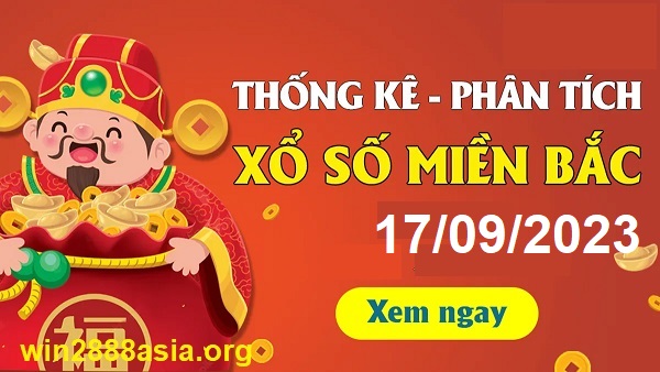 Soi cầu XSMB Win2888 17-09-2023 Dự đoán cầu lô miền bắc chủ nhật