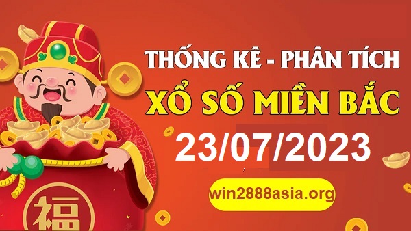 Soi cầu XSMB 23-07-2023 Win2888 Dự đoán cầu lô miền bắc chủ nhật