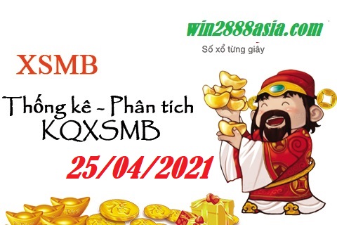 Soi cầu XSMB 25-4-2021 Win2888