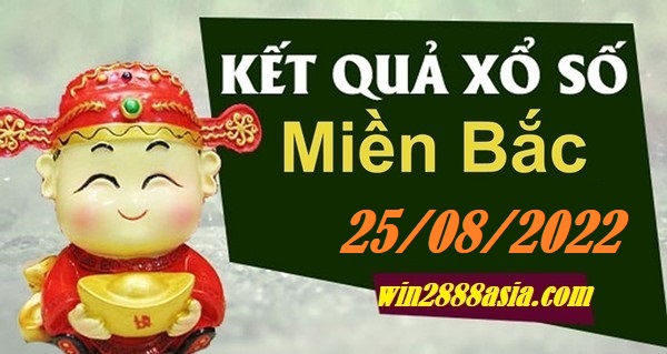 Soi cầu XSMB 25-08-2022 Win2888 Dự đoán Song Thủ VIP Miền Bắc thứ 5