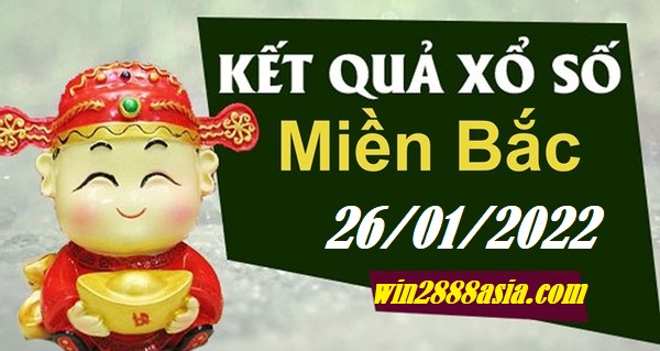 Soi cầu XSMB 26-1-2022 Win2888