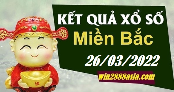 Soi cầu XSMB 26-3-2022 Win2888