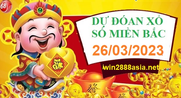 Soi cầu XSMB 26-03-2023 Win2888 Dự đoán cầu lô miền bắc chủ nhật