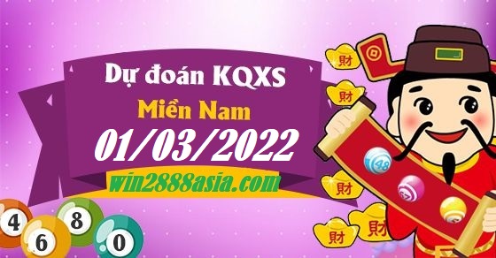 Soi cầu XSMN 01-3-2022 Win2888 Chốt số Dàn Đề Miền Nam thứ 3