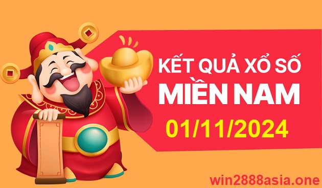 Soi cầu XSMN 01-11-2024 Win2888 Chốt số Xổ Số Miền Nam thứ 6