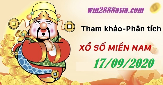 Soi cầu XSMN 17-9-2020 Win2888