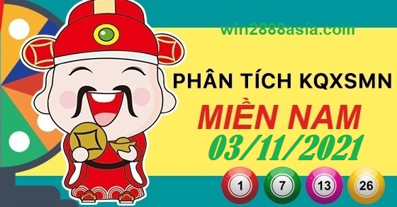 Soi cầu XSMN 3-11-2021 Win2888