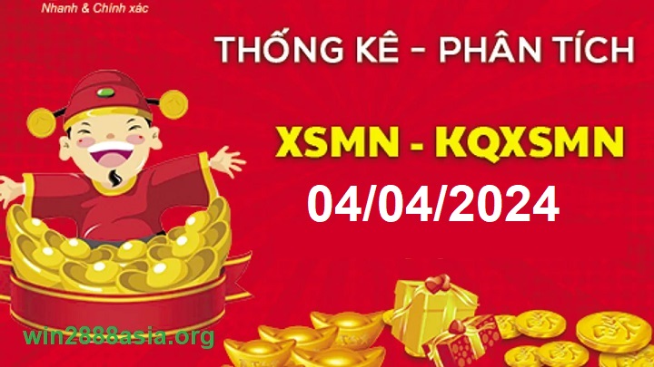 Soi cầu XSMN Win2888 04-04-2024 Chốt số xổ số miền nam thứ 5