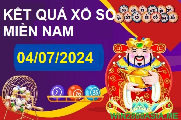 Soi cầu XSMN 04-07-2024 Win2888 Dự đoán Xổ Số Miền nam thứ 5