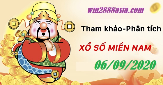 Soi cầu XSMN 6-9-2020 Win2888