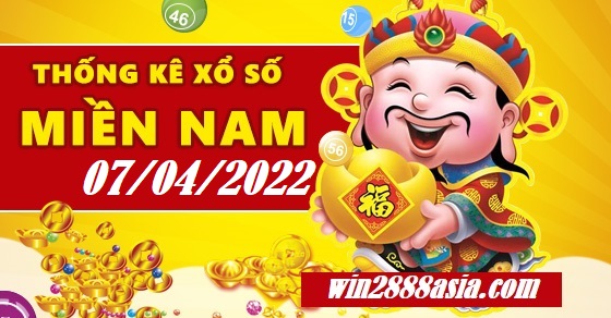 Soi cầu XSMN Win2888 07-04-2022 Chốt số miền nam thứ 5