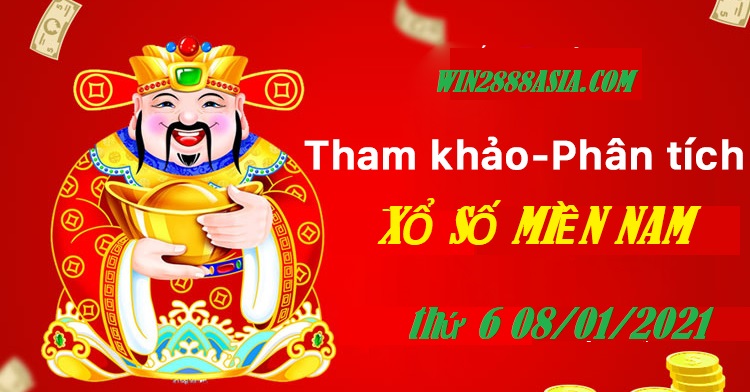 Soi cầu XSMN 8-1-2021 Win2888