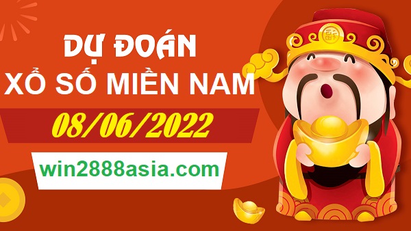 Soi cầu XSMN Win2888 08-06-2022 Dự đoán xổ số miền nam thứ 4