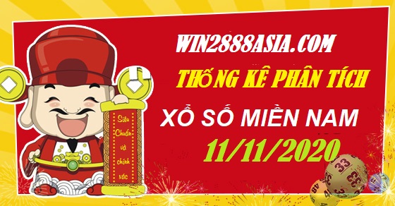 Soi cầu XSMN 11-11-2020 Win2888