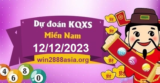 Soi cầu XSMN 12-12-2023 Win2888 Chốt số Cầu Lô Miền Nam thứ 3