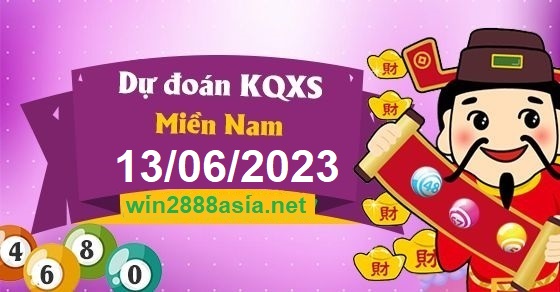 Soi cầu XSMN 13-06-2023 Win2888 Dự đoán KQXS Miền Nam thứ 3