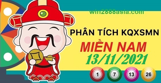 Soi cầu XSMN 13-11-2021 Win2888