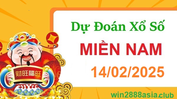 Soi cầu XSMN 14-02-2025 Win2888 Dự đoán cầu lô miền nam thứ 6