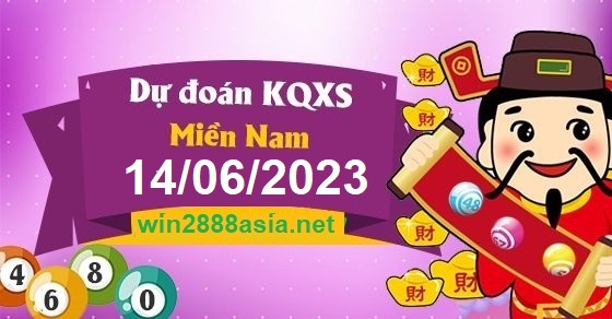 Soi cầu XSMN 14-06-2023 Win2888 Dự đoán cầu lô miền nam thứ 4