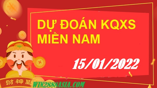 Soi cầu XSMN 15-1-2022 Win2888 Dự đoán Dàn Đề Miền Nam thứ 7