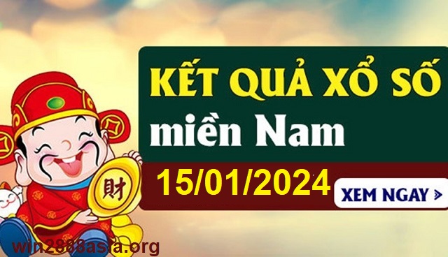 Soi cầu XSMN 15-01-2024 Win2888 Dự đoán xổ số miền nam thứ 2