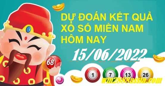 Soi cầu XSMN 15-06-2022 Win2888 Chốt số lô đề miền nam thứ 4