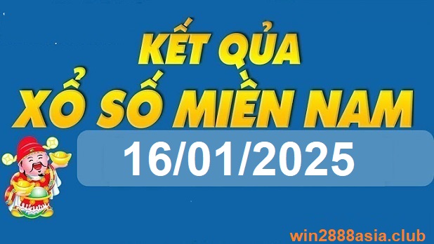 Soi cầu XSMN 16-01-2025 Win2888 Chốt số miền nam chuẩn xác thứ 5