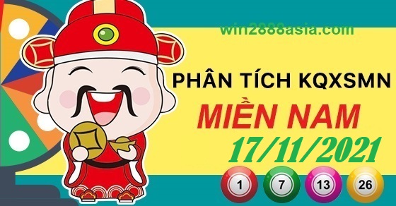 Soi cầu XSMN 17-11-2021 Win2888