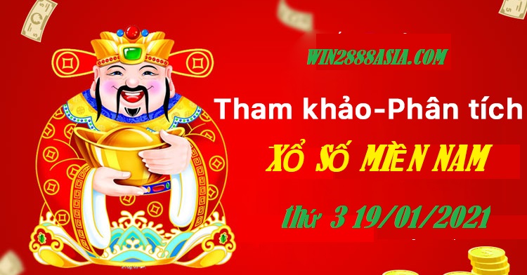 Soi cầu XSMN 19-1-2021 Win2888