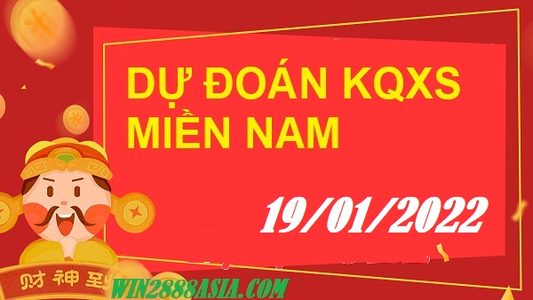 Soi cầu XSMN 19-1-2022 Win2888 Dự đoán Xỉu Chủ Miền Nam thứ 4