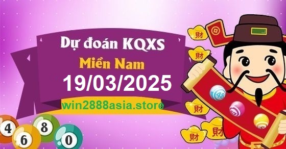 Soi cầu XSMN 19-03-2025 Win2888 Dự đoán lô đề miền nam thứ 4