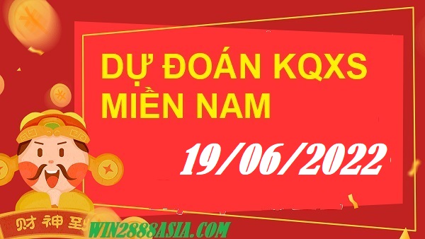 Soi cầu XSMN Win2888 19-06-2022 Chốt số xổ số miền nam chủ nhật