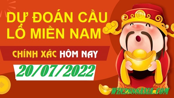 Soi cầu XSMN 20-07-2022 Win2888 Dự đoán Cầu Lô Miền Nam thứ 4