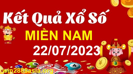 Soi cầu XSMN Win2888 22-07-2023 Chốt số cầu lô miền nam thứ 7