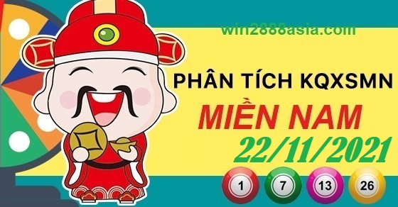 Soi cầu XSMN 22-11-2021 Win2888