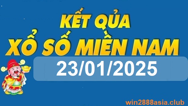 Soi cầu XSMN Win2888 23-01-2025 Chốt số miền nam thứ 5