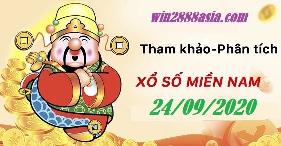 Soi cầu XSMN 24-9-2020 Win2888