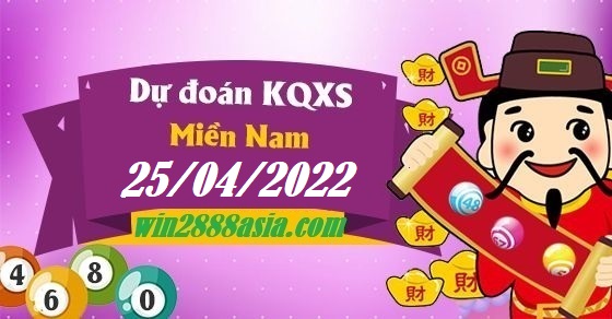 Soi cầu XSMN Win2888 25-04-2022 Dự đoán xổ số miền nam thứ 2