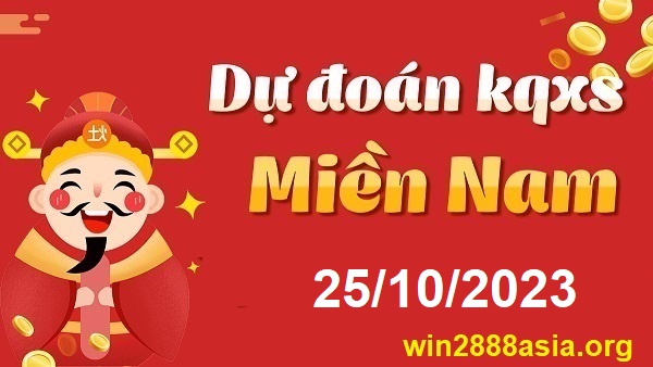 Soi cầu XSMN 25-10-2023 Win2888 Dự đoán cầu lô miền nam thứ 4