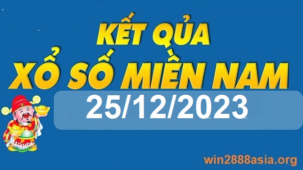 Soi cầu XSMN 25-12-2023 Win2888 Chốt số xổ số miền nam thứ 2